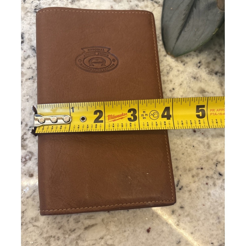 Vintage Etienne Aigner Leather Small Appointment note Book Organizer Pen Purse - Picture 16 of 16